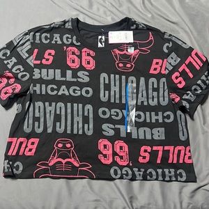 NWT Chicago Bulls Crop Top!